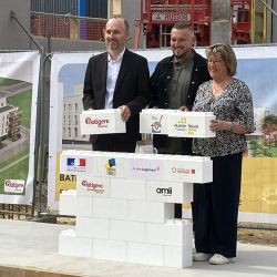 Pose de la première pierre d'un programme de 53 logements passifs, porté par Batigère